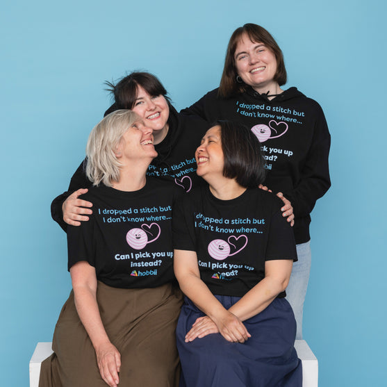 Dropped A Stitch T-shirt - Yarniis (Limited Edition) - Hobbii
8