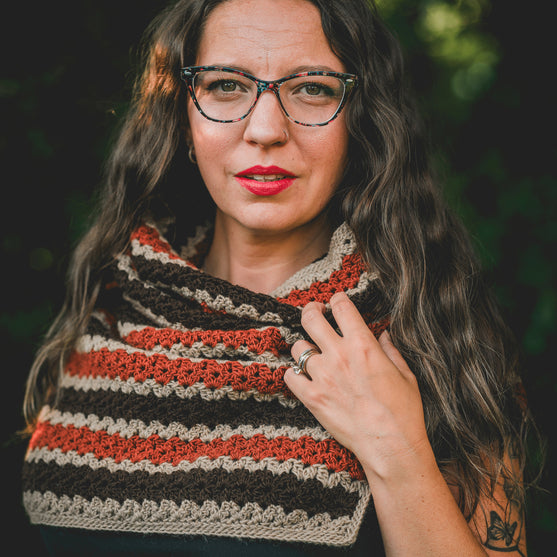 Rowan – Kapuzenschal
4