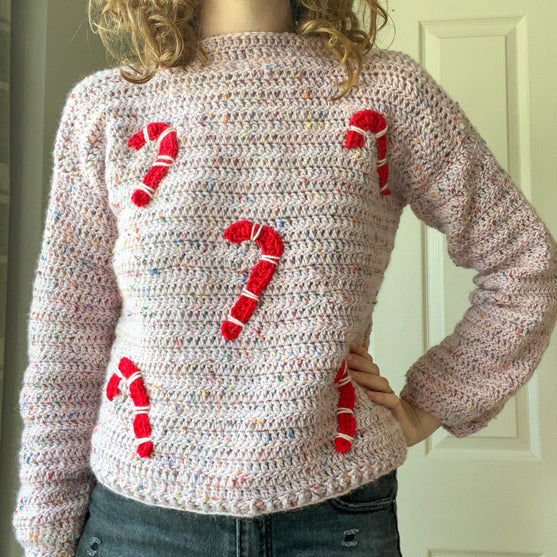 Candy Canes - Pullover
4
