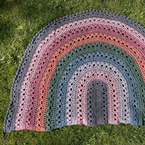 Granny Over the Rainbow - Decke
4
