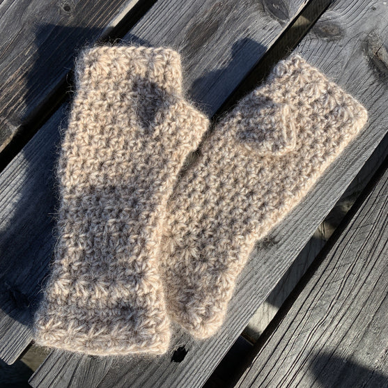 Soft Twist - Handschuhe und Stirnband
7