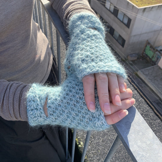 Soft Twist - Handschuhe und Stirnband
6