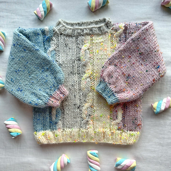 Marshmallow Swirls - Kinderpullover
4