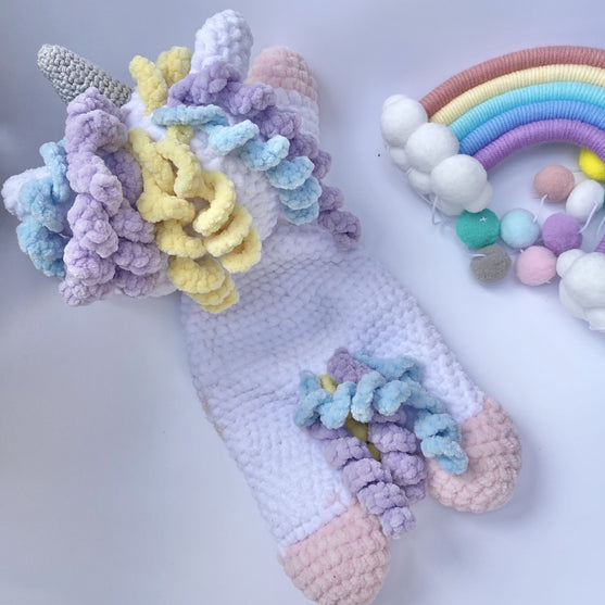 Das Einhorn Luna - Schmusetuch
5