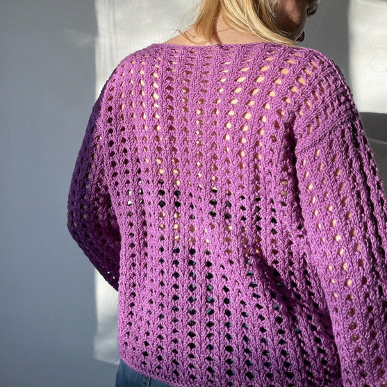 Easy Hole Structure Blouse - Bluse
2