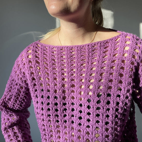 Easy Hole Structure Blouse - Bluse
3