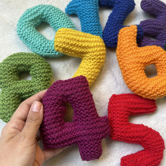 1 2 3 Knit - Zahlen
4