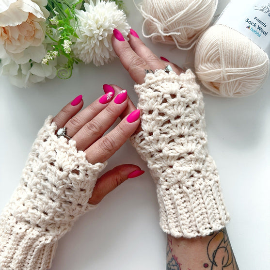 Icy Thistle - Fingerlose Handschuhe
2