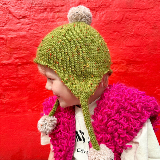 Triple pompom - Kindermütze
2