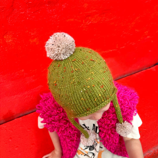 Triple pompom - Kindermütze