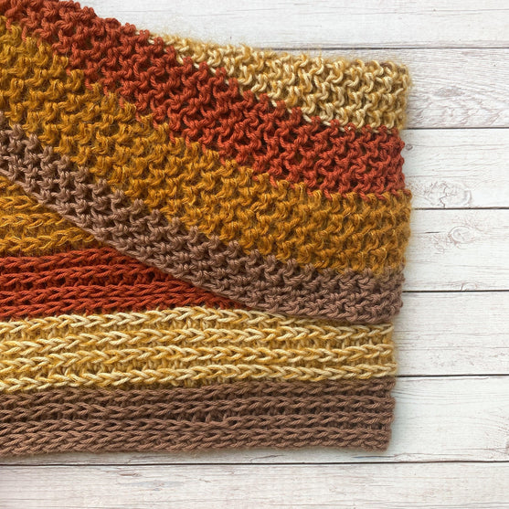 Faux Knit - Häkelschal
3