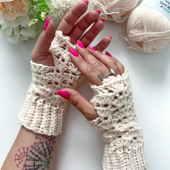 Icy Thistle - Fingerlose Handschuhe
4
