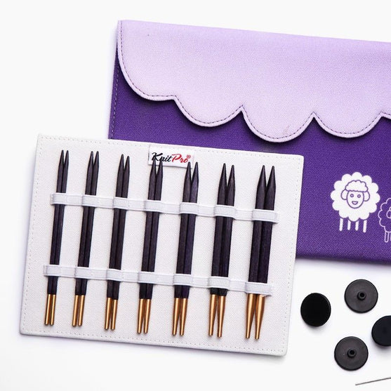 J'Adore Cubics Deluxe austauschbares Rundstricknadel-Set - KnitPro
2