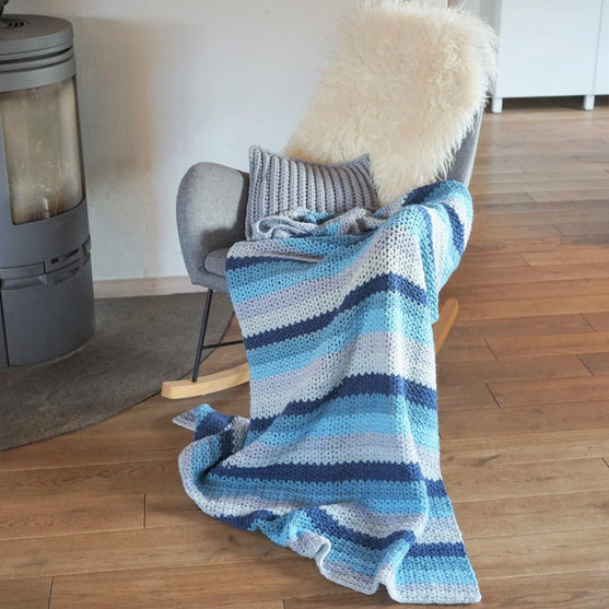 Warme Streifen - Decke
4