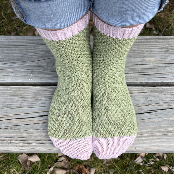 Moss Rose - Socken
2