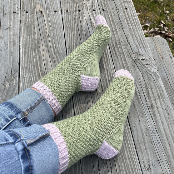 Moss Rose - Socken
3