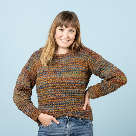 Nanna - Pullover im Reliefmuster