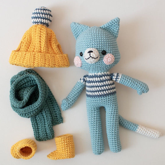 Lenny Cat - Häkelset
4