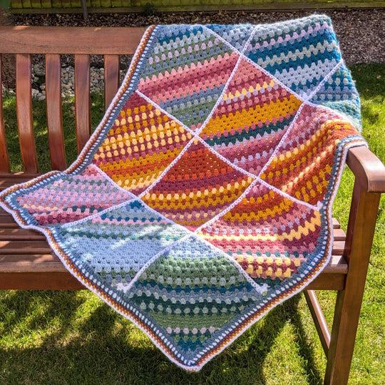 Rainbow Stripes - Temperatur Decke