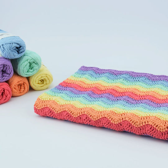 Rainbow Babydecke