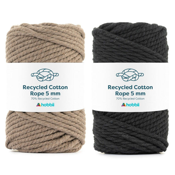 Recycled Cotton Rope (5 mm) - Hobbii
1