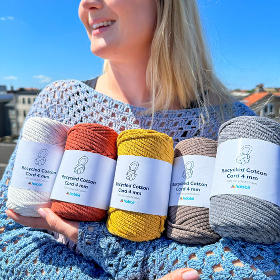 Recycled Cotton Cord (4 mm) - Hobbii
3