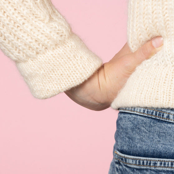 Skyler - Sweater im Patentmuster
4