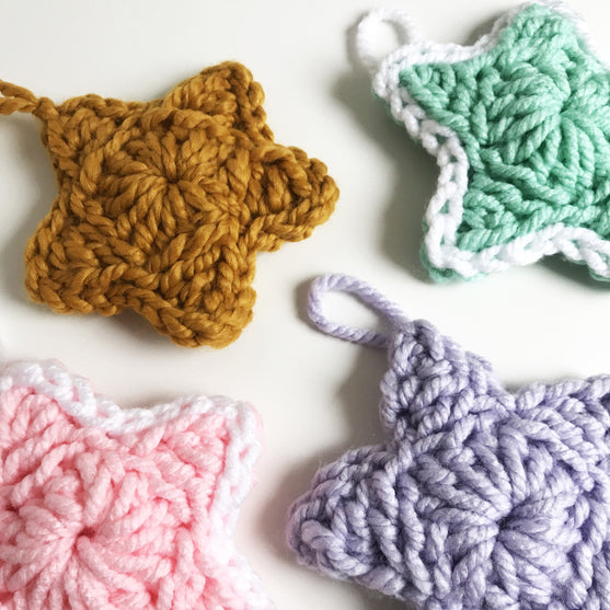 Padded Stars - Weihnachtsdekoration
1