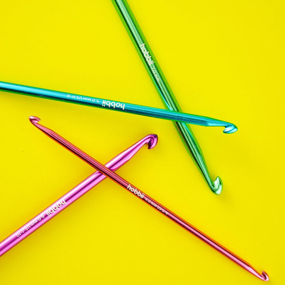 Alu Doppeltes Tunesisches Häkelnadelset - 14 cm - Hobbii
8