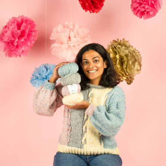 Marshmallow Swirls - Pullover
4