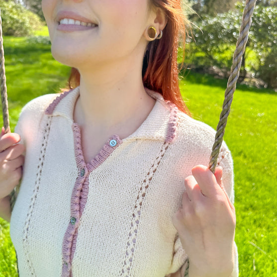 Wisteria - Kurzarmpullover
5