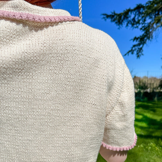 Wisteria - Kurzarmpullover
4