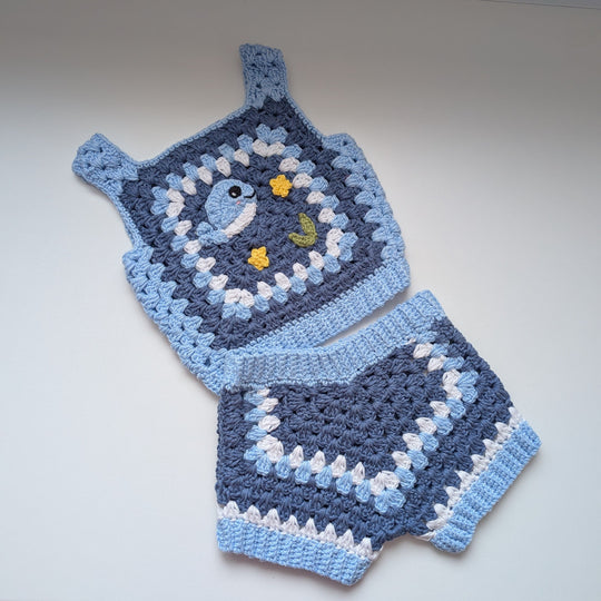 Summer Granny - Kinder-Shorts und Top