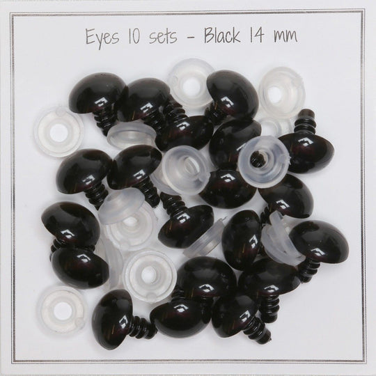 Sicherheitsaugen - 14 mm - Go Handmade