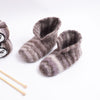 

Gefilzte Hausschuhe - Gestrickt
2