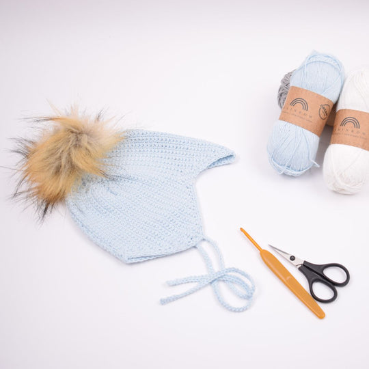 Gehäkelte Teufelsmütze - Baumwolle