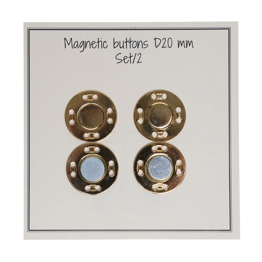 Magnetverschluss - 20 mm - Go Handmade