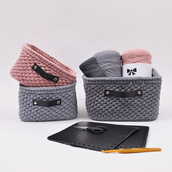 

Aufbewahrungskorb mit Lederboden - Quadratisch - Klein
4