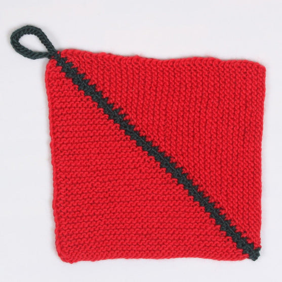 

Gefilzte Weihnachtstopflappen
3