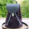 

Taschenklappe für Metallverschluss - Schwarz/Silber - Go Handmade
4