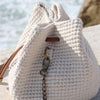 

Bucket Bag mit PU-Lederboden
1