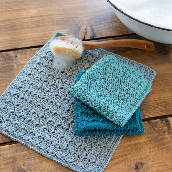 

Side by Side – Gehäkeltes Spültuch
3
