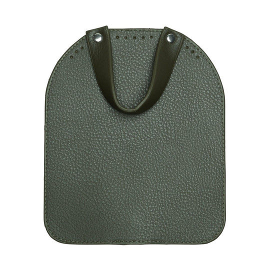 Taschenklappe mit Magnetknopf - Green/Silver - Go Handmade