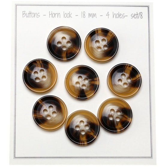 

Horn-Look Knöpfe - Go Handmade
1