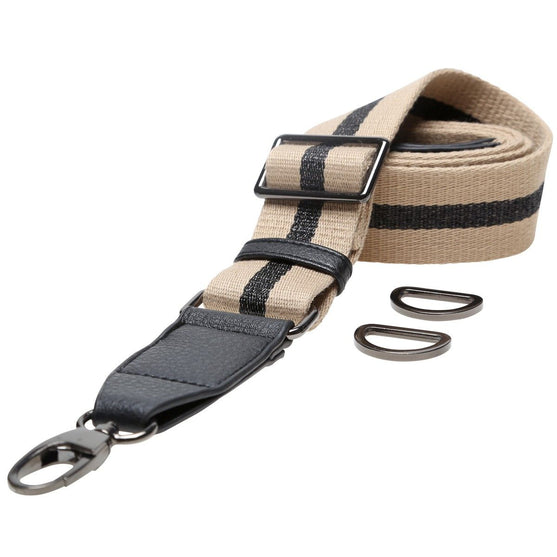 

Schulterriemen für Taschen aus Baumwolle - Justierbar 80–125 cm x 38 mm - Go Handmade
1