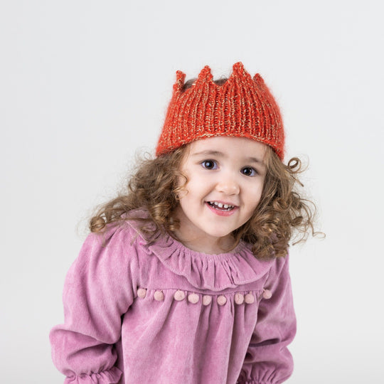 Knitted Crown - Stirnband