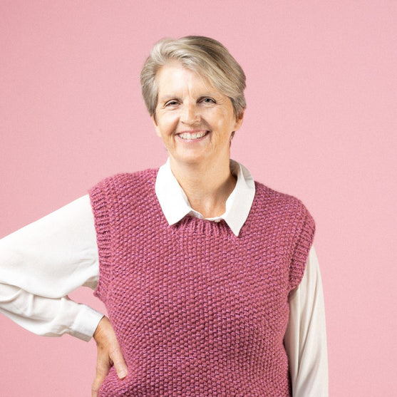 

Renee - Pullunder im Perlmuster - Pink Collection
2