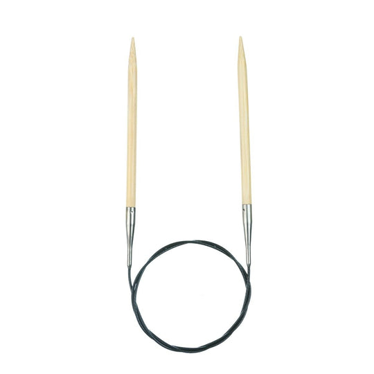Bamboo Rundstricknadel - 80 cm - Hobbii