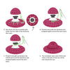 

Sicherheitsaugen - Buntes Mischpackung - Go Handmade
7