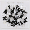 

Sicherheitsaugen - 8 mm - Go Handmade
1